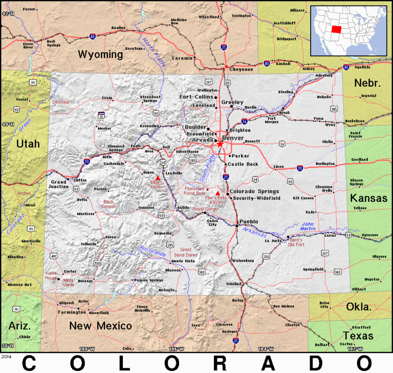 Colorado Facts and Places to Visit